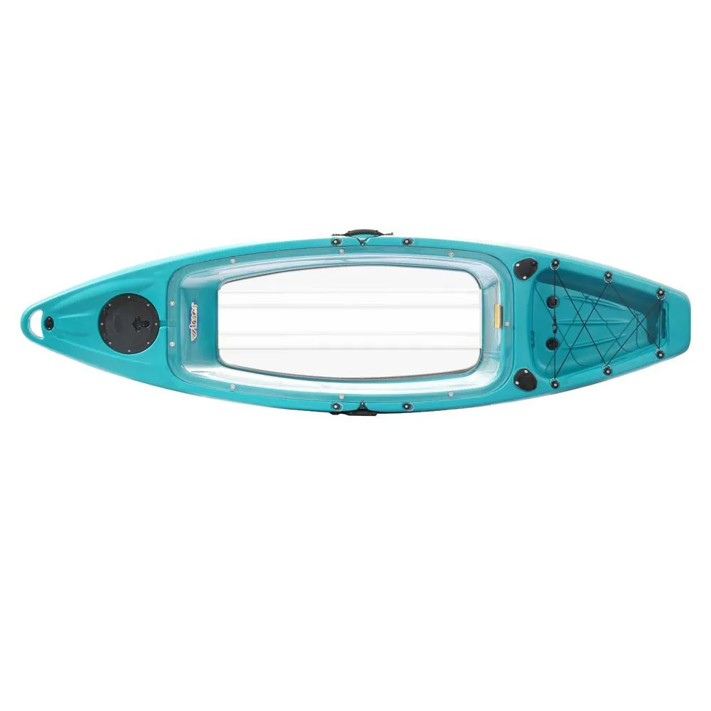 Light single translucent kayak water recreation assault boat transparent boat drifting boat canoe