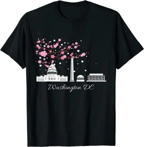 Cherry Blossoms Monuments Memorials T-Shirt