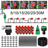 5-30M Smart Drip System Outdoor Garden Automatic Irrigation Pump Auto Plant Drip Irrigation Watering System Accessories Bonsai