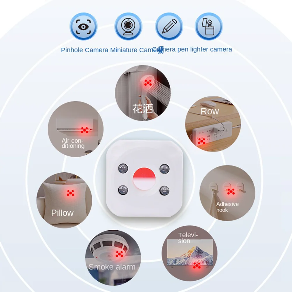 Wireless Anti Spy Detector Portable Infrared Camera Finder Security Protection Anti-Peeping Hidden Devices Camera Bug Detector