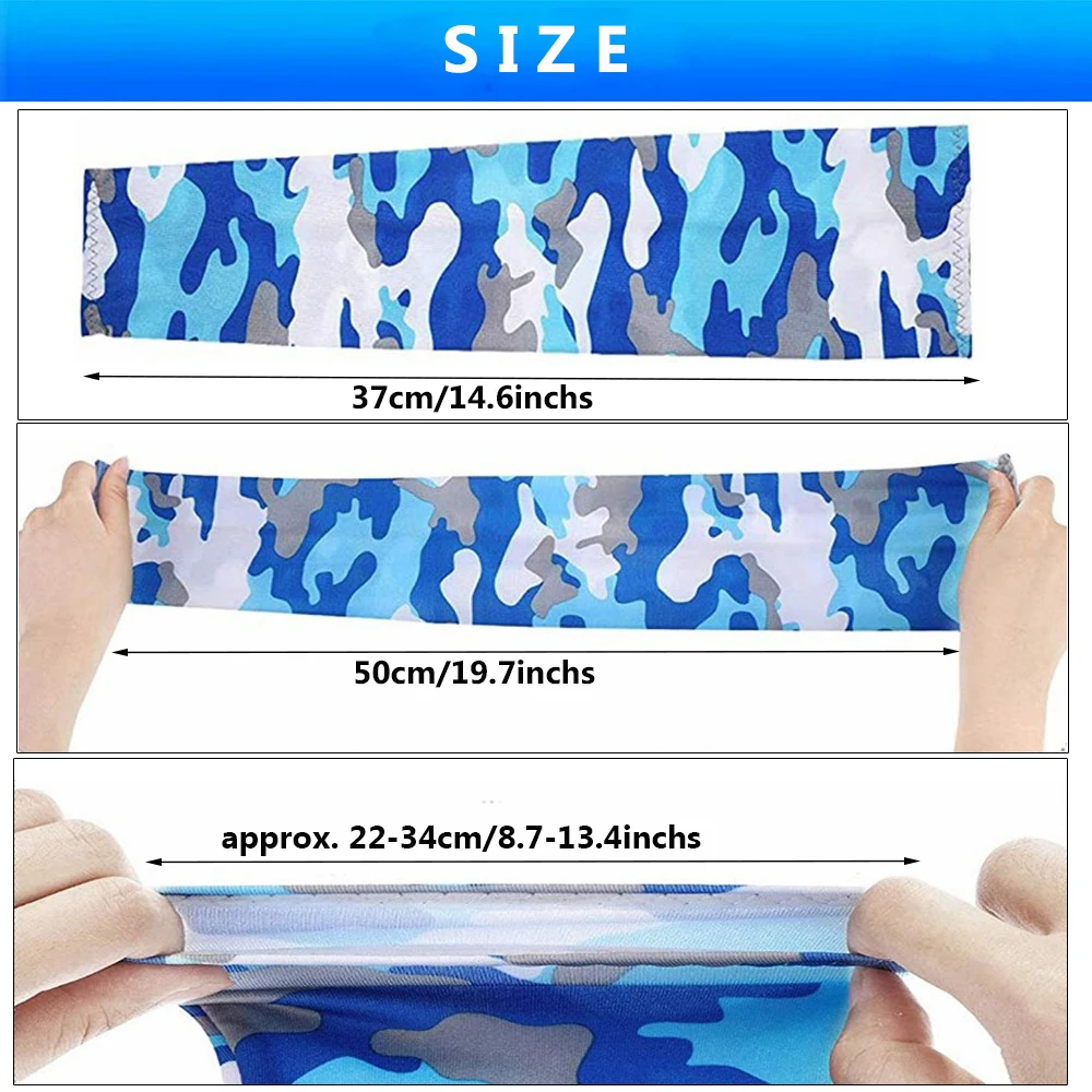 New Summer Cooling Basketball Running Arm Cover Arm Sleeves Sun Protection Outdoor Sport view 4