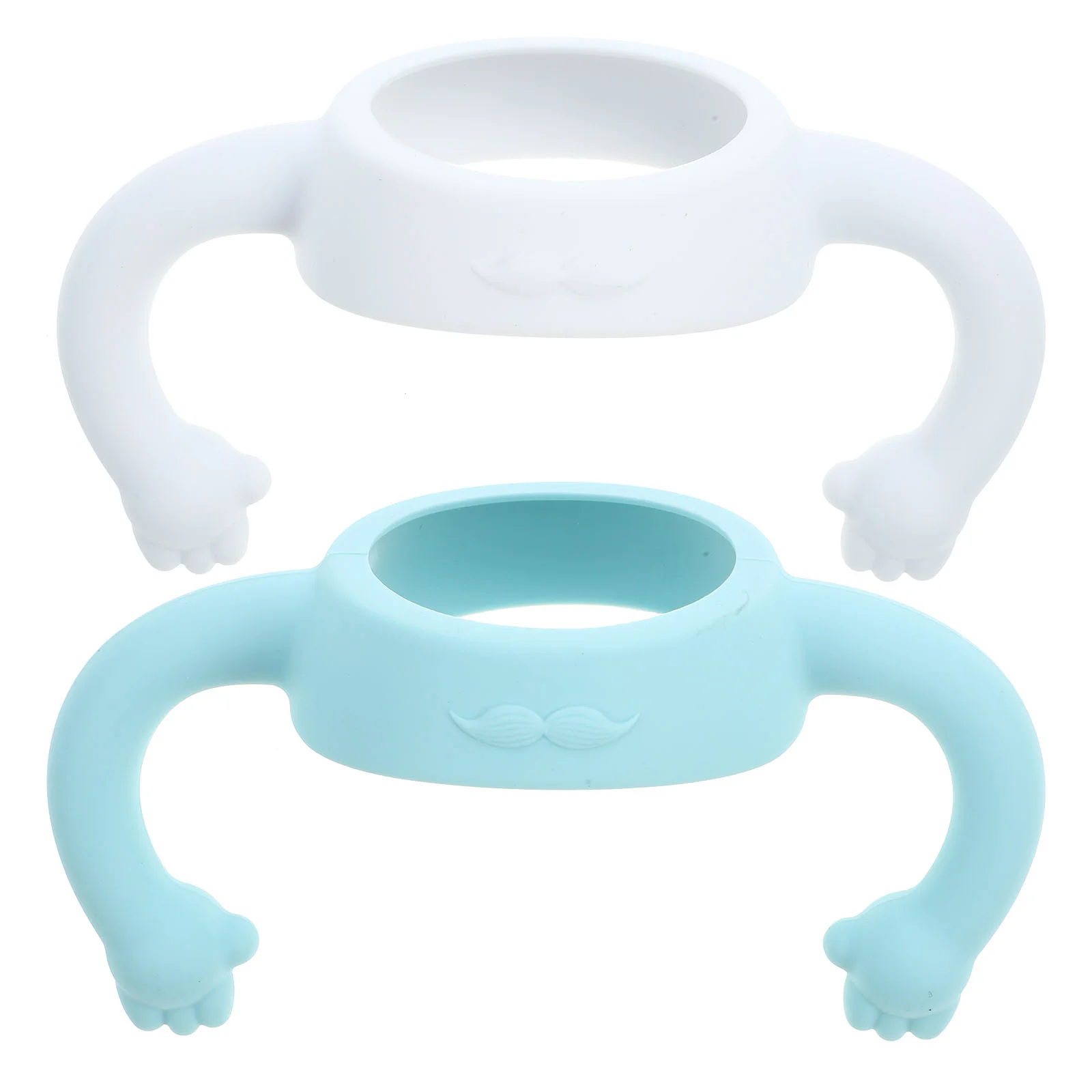 

2 Pcs Dryer Rack Bottle Handle Milk for Infant Grip Feeding Bottles Holder Toddler