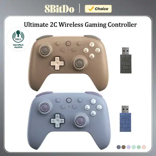 8BitDo 얼티밋 2C 무선 게임 컨트롤러, PC 윈도우 10/11 스팀 데크 라즈베리 파이 안드로이드용, 새로운 컬러 게임패드 조이스틱 