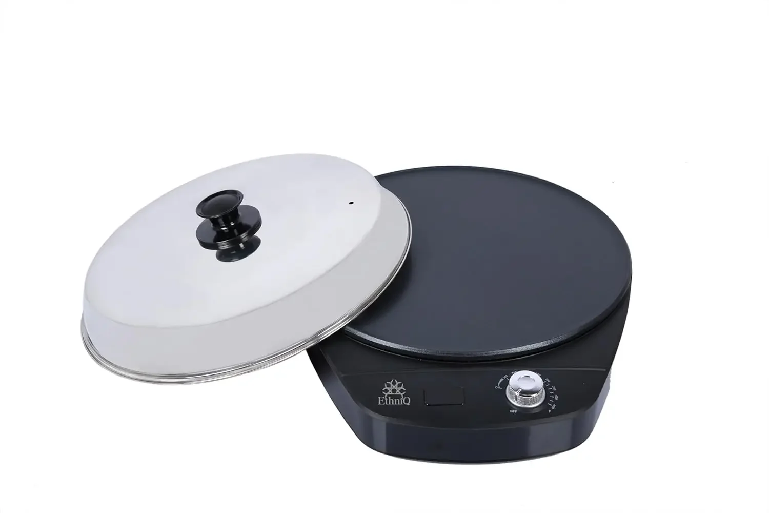 Injera Maker - Griddle for Crepe, Ethiopian Mogogo, Anjero, Mitad, Pancake, Teff - Adjustable Heat Control with Digital Screen -