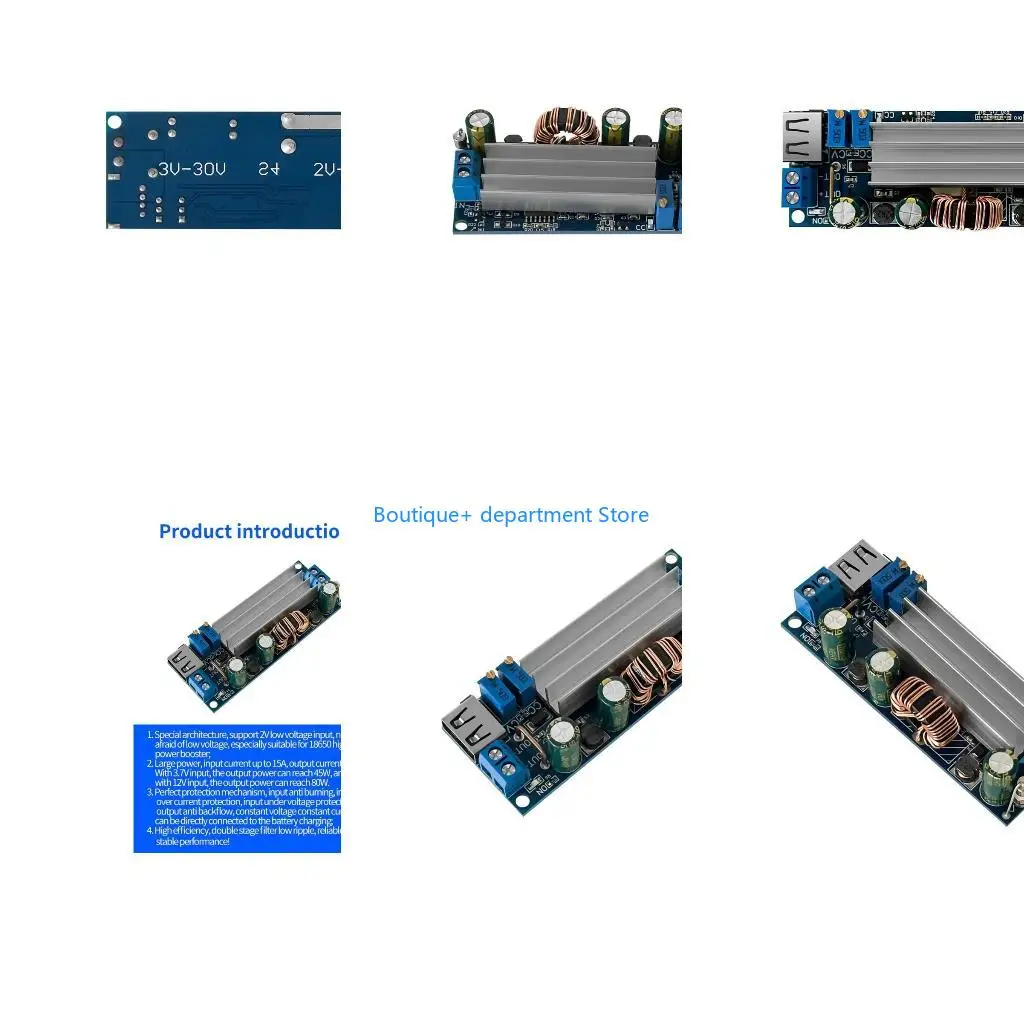 E1PD Module Supply Step up Constant Current 2-24V to 3-30V 4A-Converter