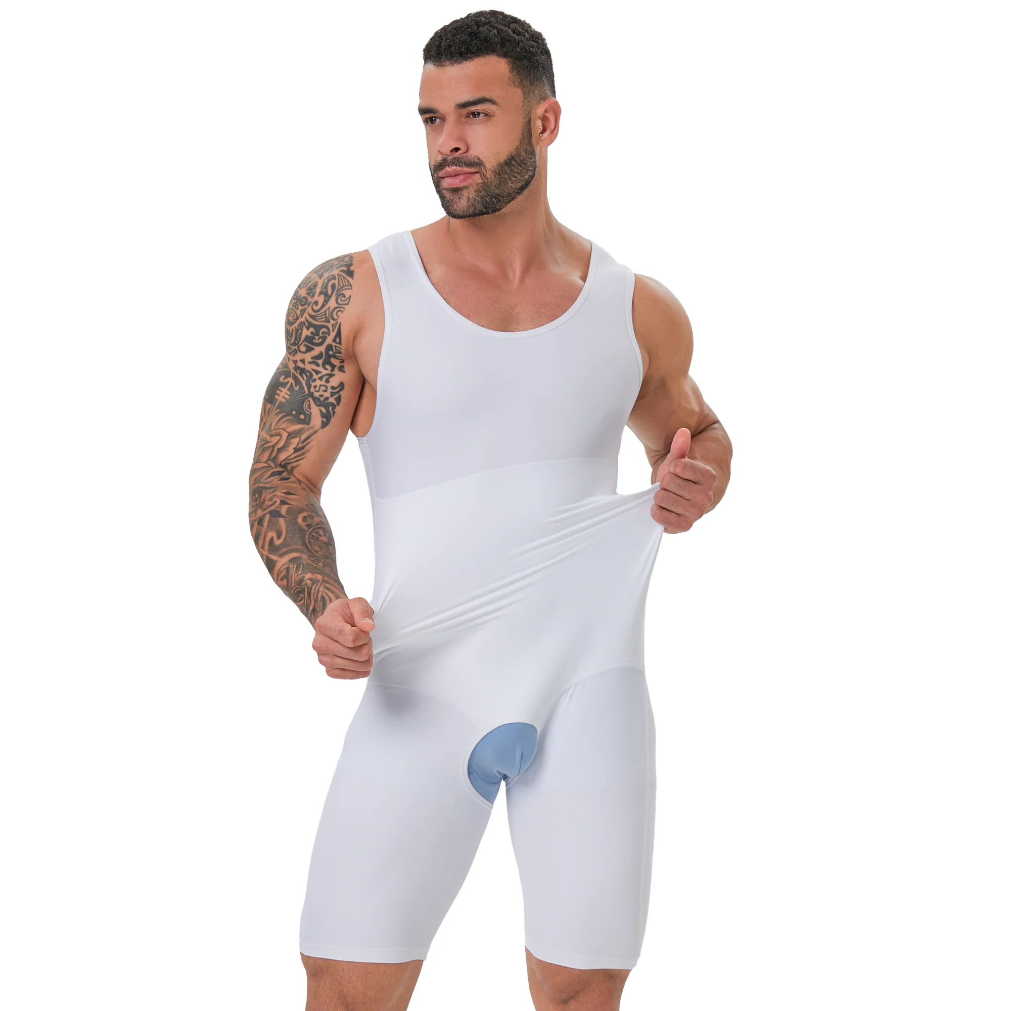 ชุดกระชับสัดส่วนผู้ชายแบบสองชั - Shapewear Bodysuit Firm บทวิจารณ์และราคา