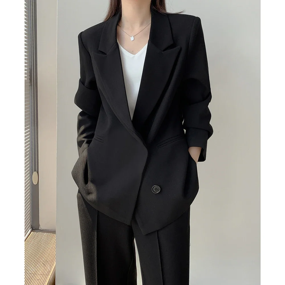 Ladies Suits Set Pants and Blazer Purple  Elegant Women Korean Fashion Two piece Suit Sets Femme Office Wear Mujer Blazer