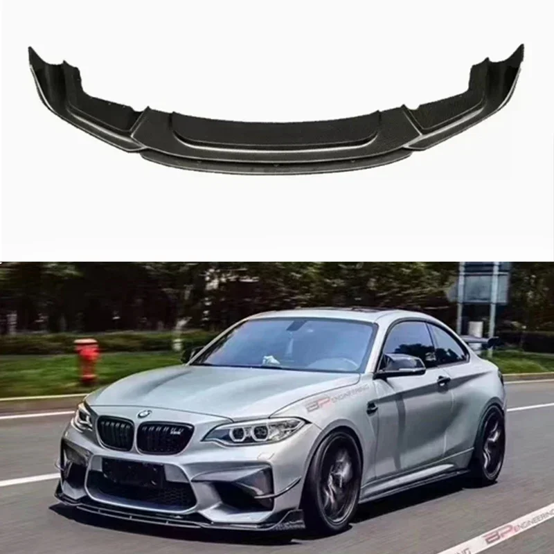 

M2 BP Styling Carbon Fiber Front Bumper Chin Lip for BMW F87 M2 Base Coupe 2 Door 2016 up ( Not Fit Competition )