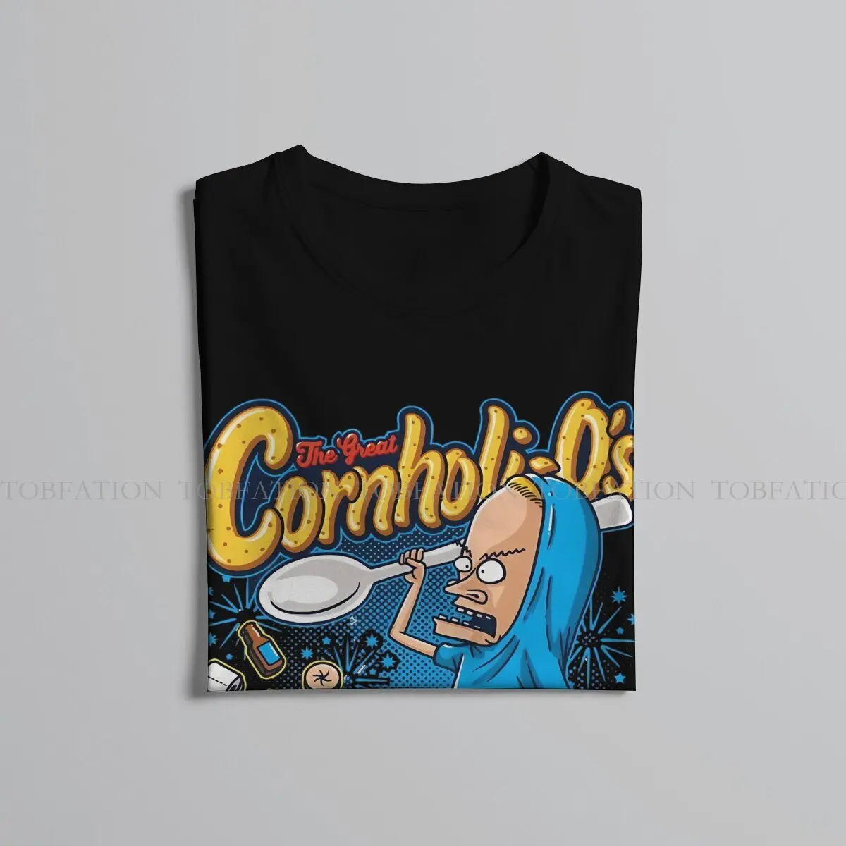 I Am Cornholio I Need TP Cartoon Beavis and Butthead Men T Shirt Cotton Fashion O-Neck Tee Shirt Harajuku Clothes