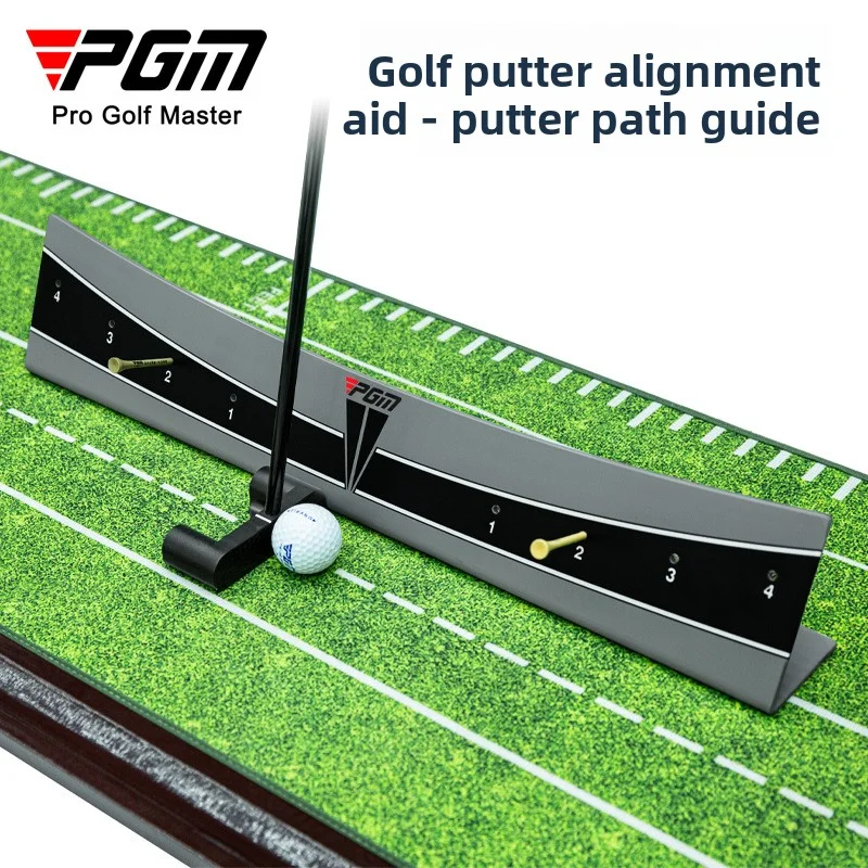 PGM Golf Putting Track Rail Golf Training Aids Putting Practice Indoor/Outdoor Golf Putting Training Aid Golfer Arc Equipment