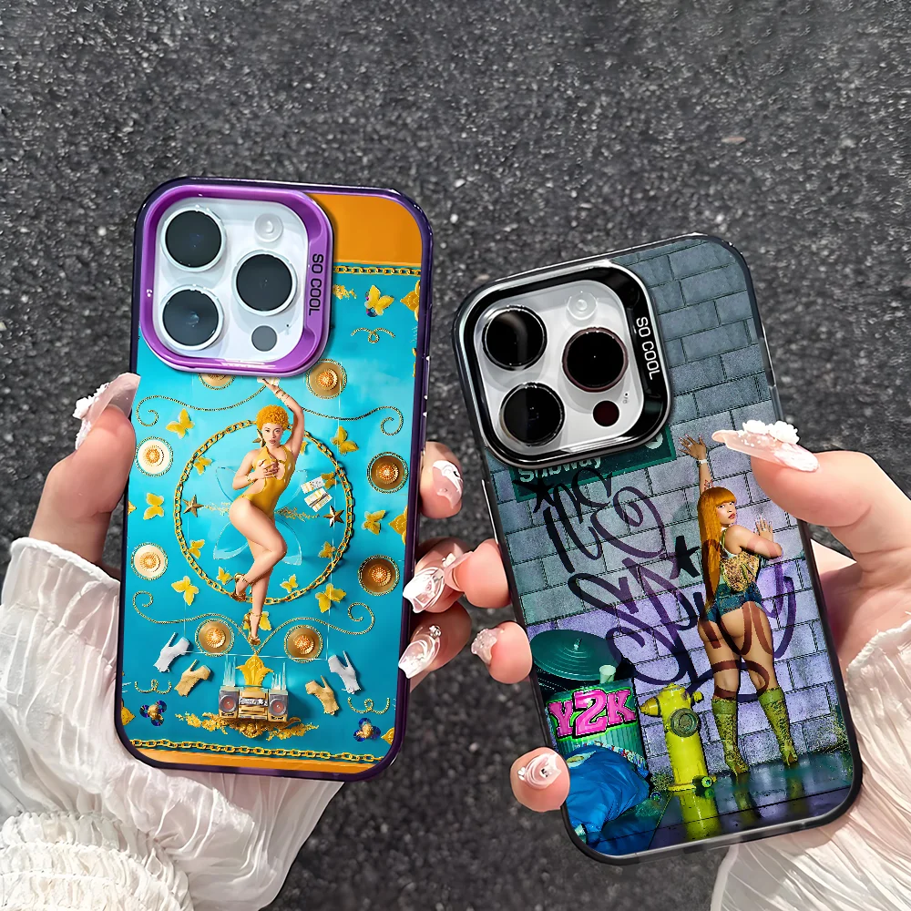 

Rapper Ice Spice Y2K! Phone Case For Samsung Protective Protective IMD Color Cover S25 S24 S23 A07 A17 A06 4G 5G