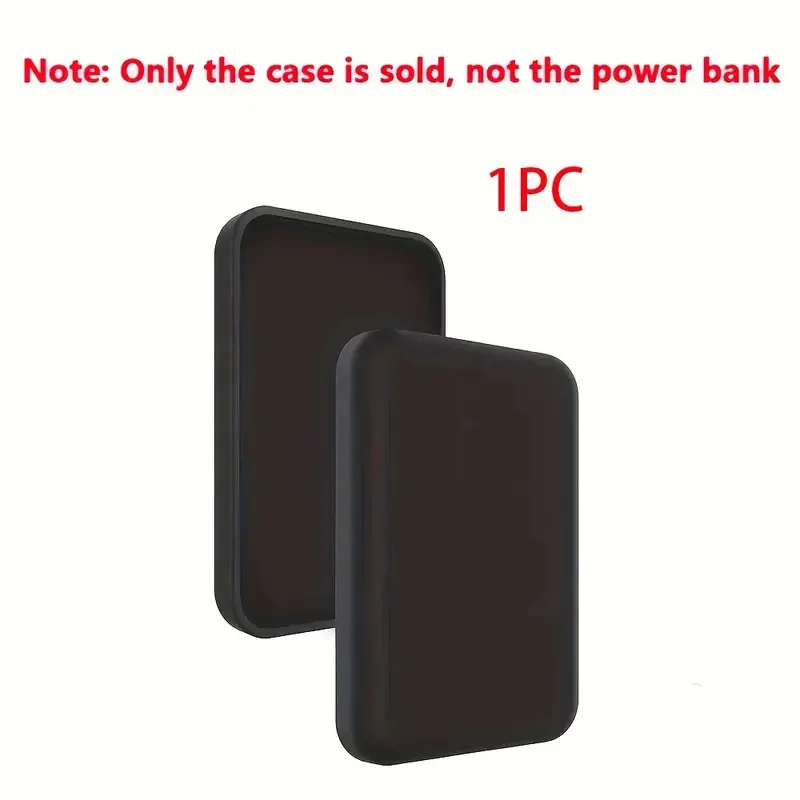 New For Apple Magsafe External Battery Case Wireless Magnetic Battery Cover Black All-inclusive Shockproof PC Protective Cover