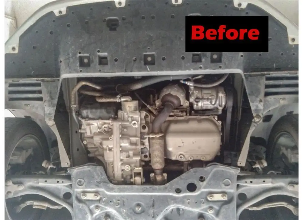 غطاء سفلي للسيارة عالي الجودة يحمي المحرك من حطام الطريق وتلف لبيجو 408 2014-2022