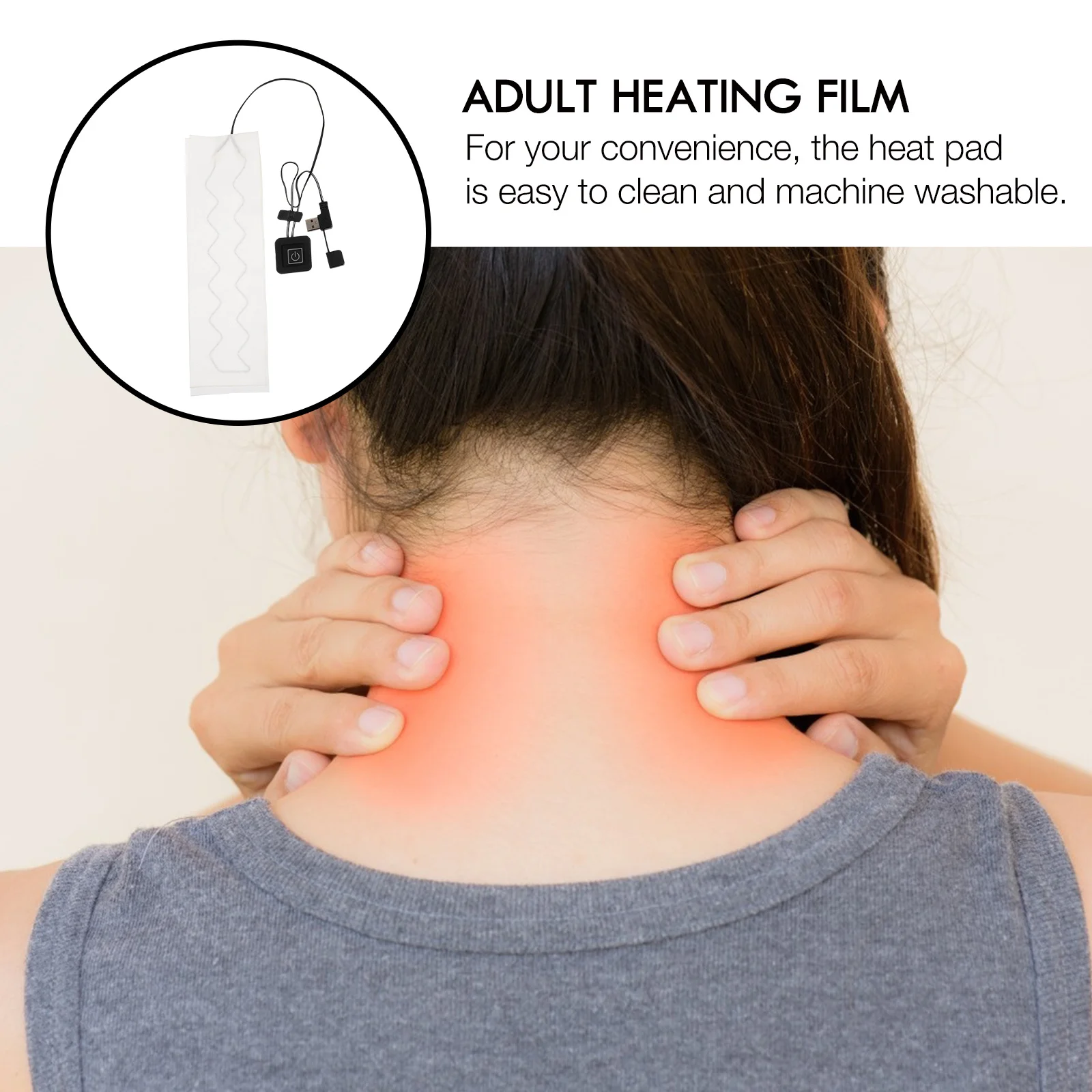 

Нагревательная пленка из углеродного волокна, шарф, грелка, зимняя теплая поставка, практичный тепловой инструмент для женщин, путешествия, тренажерный зал, кемпинг