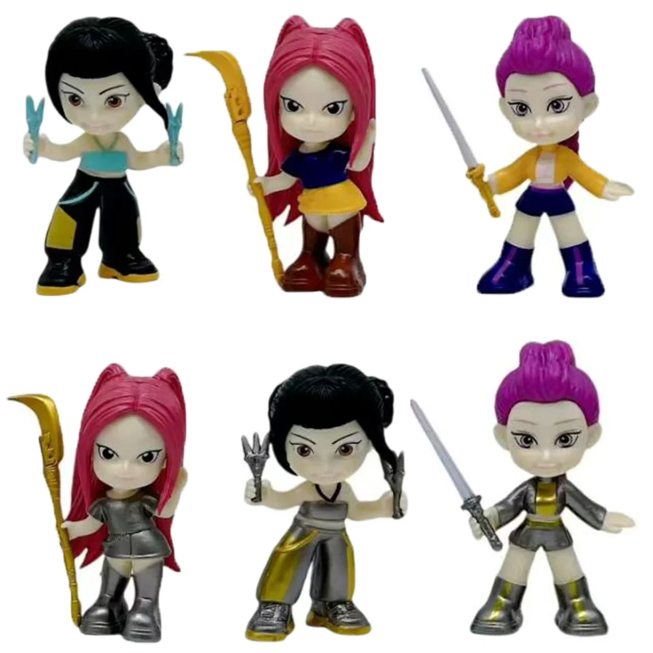 Anime KPop Dämon Hunters Box HUNTRIX SAJA JUNGEN RUMI MIRA ZOEY Derpy Tiger Action Figur Modell Puppe Spielzeug Geheimnis Dekor Geschenk