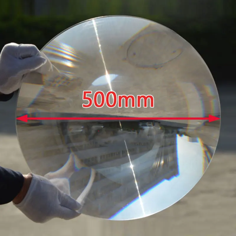 Imagem -06 - Redonda Óptica Pmma Fresnel Lens Fresnel Lens Condensador de Energia Solar Led Lens Distância Focal 300 mm 310 mm 500 mm 600 mm 500 mm