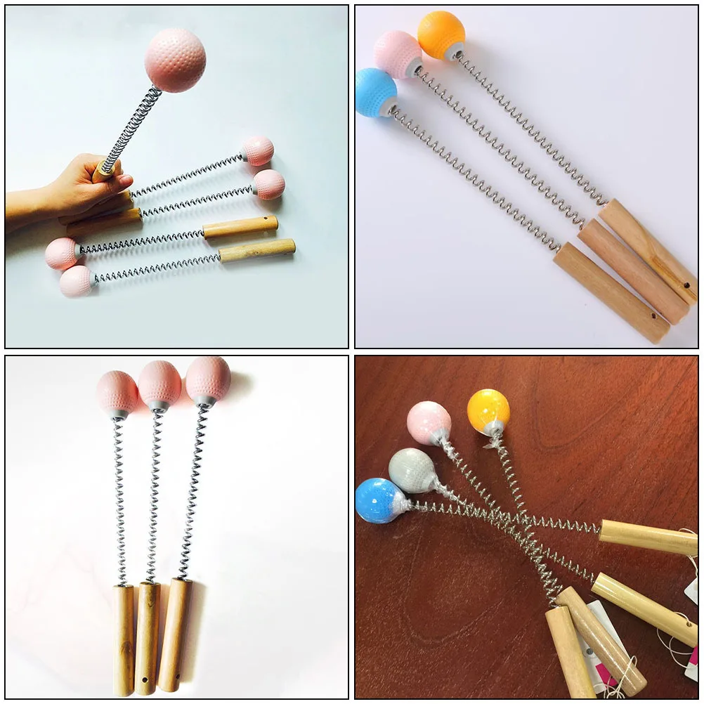 Martillo de masaje corporal portátil, masajeador de mano con mango largo para relajación de la espalda, herramienta de Fitness multifuncional para preservación de la salud