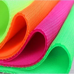 3d Air Spacer Mesh Fabrics Carbon Fiber PET Hygrolon Heavy Seat Cover Soft Thick Breathable Sport Wear 155CM Wide 380g/Meter 3mm