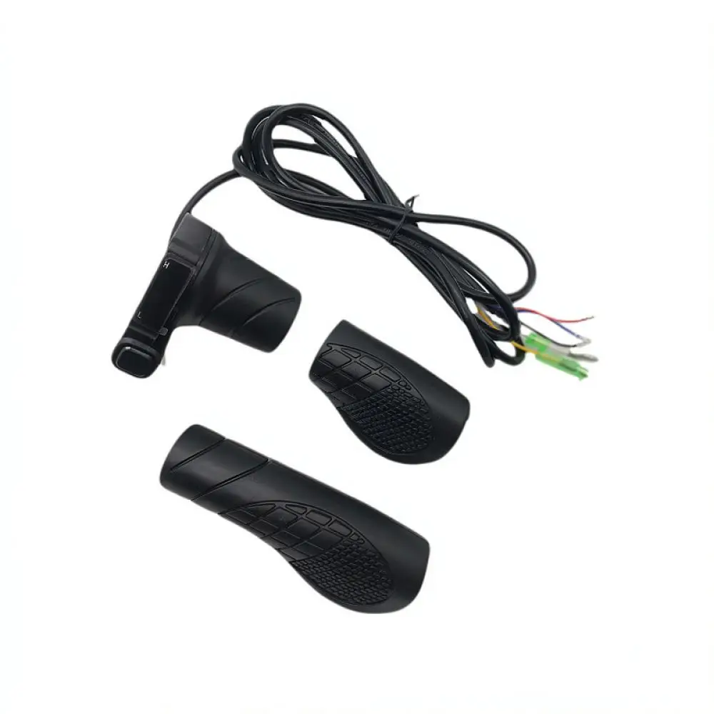 48V Ebike Twist Throttle With Digital LCD Display And Key Lock For Electric Bicycle Scooter Speed Regulation Upgrade