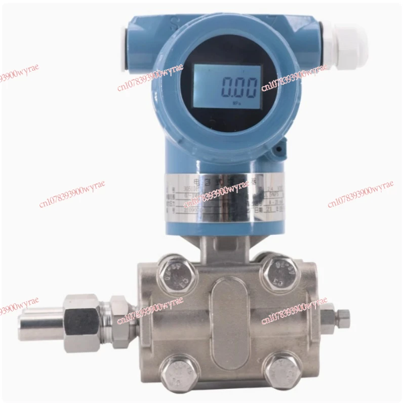 

3051 Differential Pressure Transmitter Capacitive Protocol Differential Pressure Sensor 4-20mA High Precision Anti