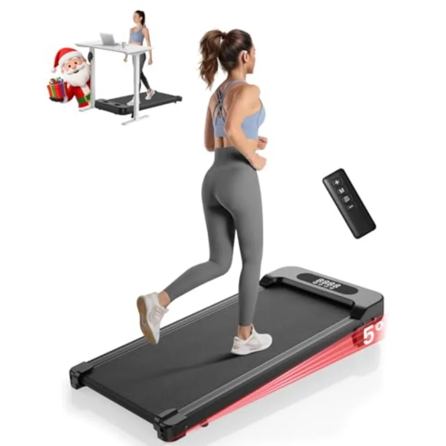 

Беговая дорожка-тренажер 3-в-1 для дома и офиса, ультратихая (40 дБ), 2.5 л.с., портативная, с широким беговым полотном