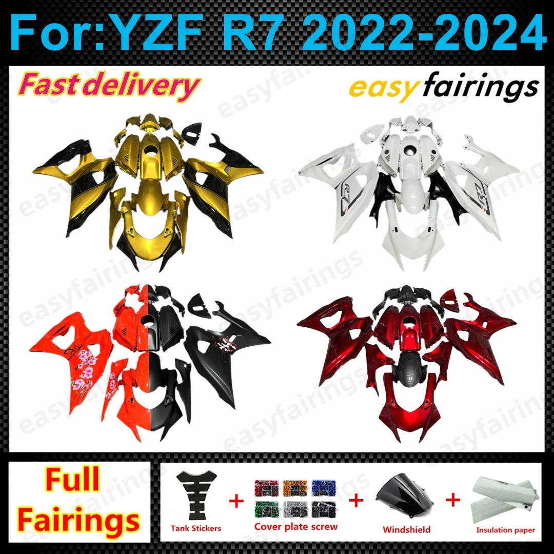 Aftermarket Injection Molded Fairing Set Fit R7 2022‑2025 Complete Body Covers fairings Modification Restoration Accessories