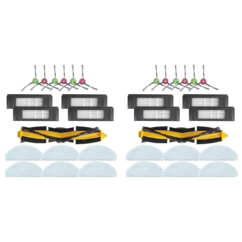 2025-Pack Of 34 Replacement Parts/Accessories Compatible For Yeedi Vac 2 Pro Vacuum Cleaner Spare Parts