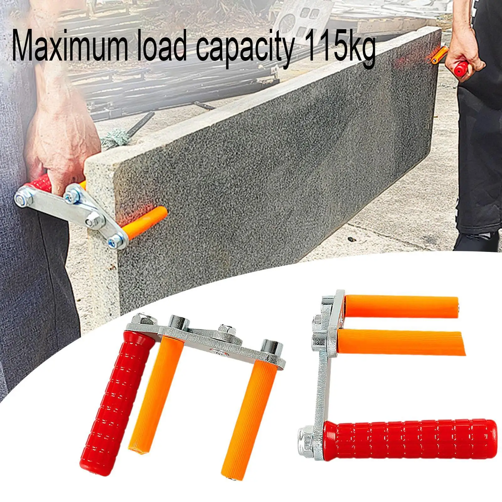 

2Pcs Drywall Carriers Plasterboard Lifter Drywall Panel Mover Heavy Duty Carry Clamp for Home Doors Granite Panel Slabs Garden