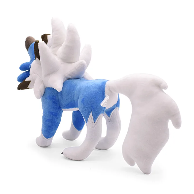 5 Styles Pokemon Plush Midday Form LycanrocMidnight Lycanroc Shiny Lycanroc Soft Stuffed Toy Dolls Christmas Gifts