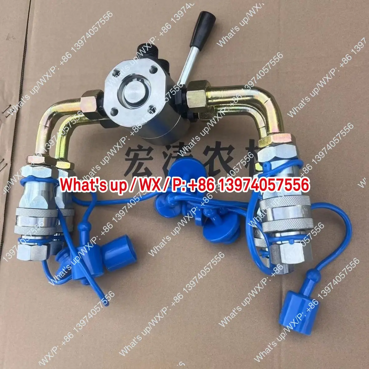 The excavator Sanjiang spraying machine is equipped with two six-way reversing valves, two in and four out switching valves