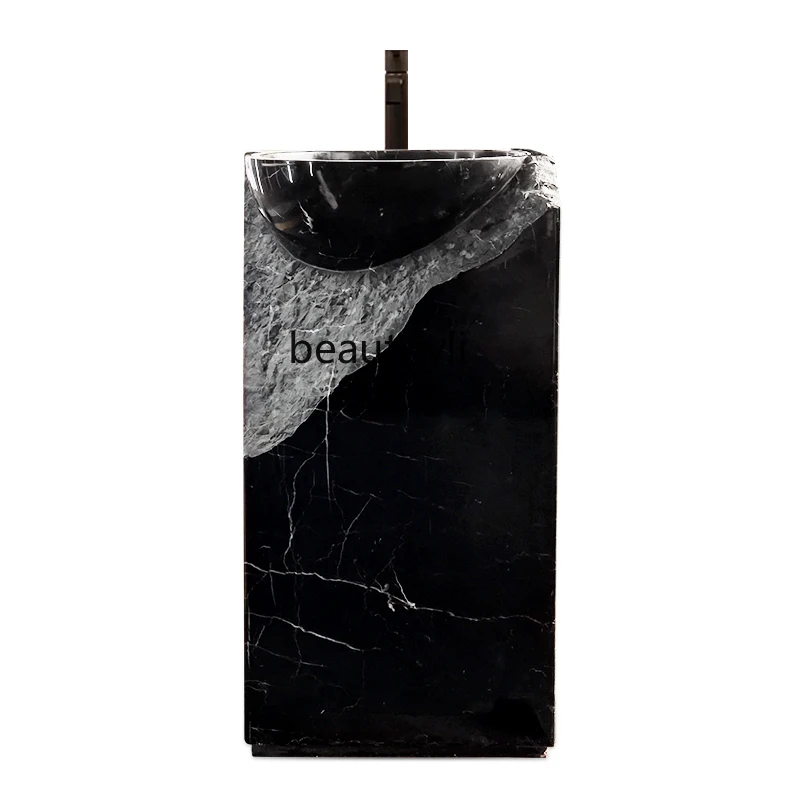 

Black Standing Basin Vintage Color Floor-standing Washbasin Hotel Washstand Wash Basin