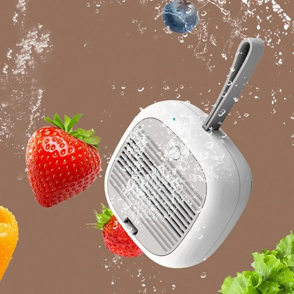 

Fruit Vegetable Washing Machine Food Purifier Ultrasonic Remove Pesticide Residues Cleaner Multifunctional Disinfection