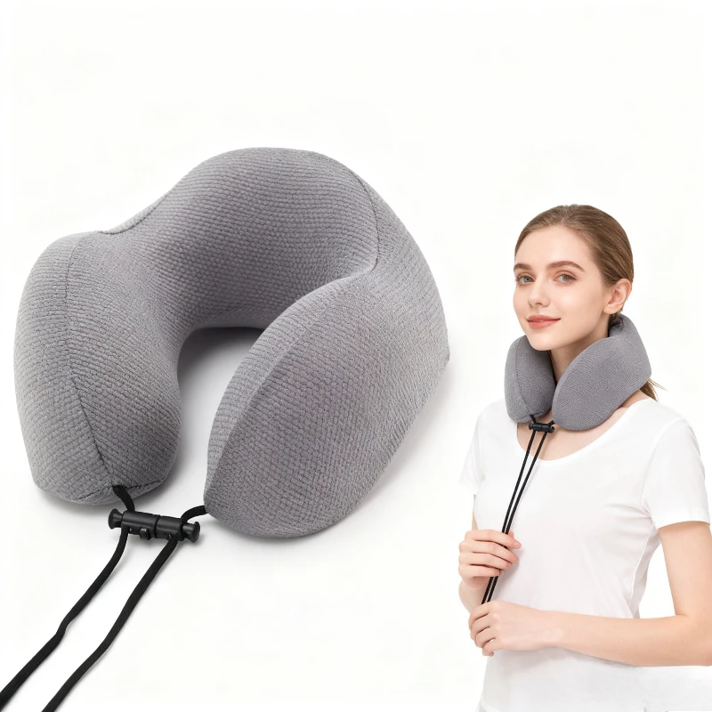

1pcs Multi Functional U-shaped Pillow Memory Cotton Comfortable Sleep Neck Pillows Portable Rest Travel Pillow,Christmas gift