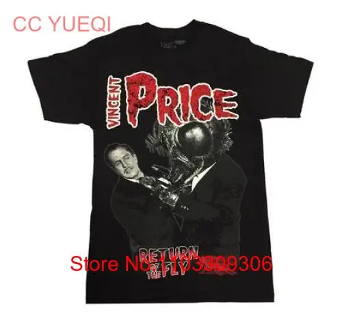 Футболка с рисунком Vincent Price XL, футболка с изображением возврата мухи, классический фильм ужасов, готика