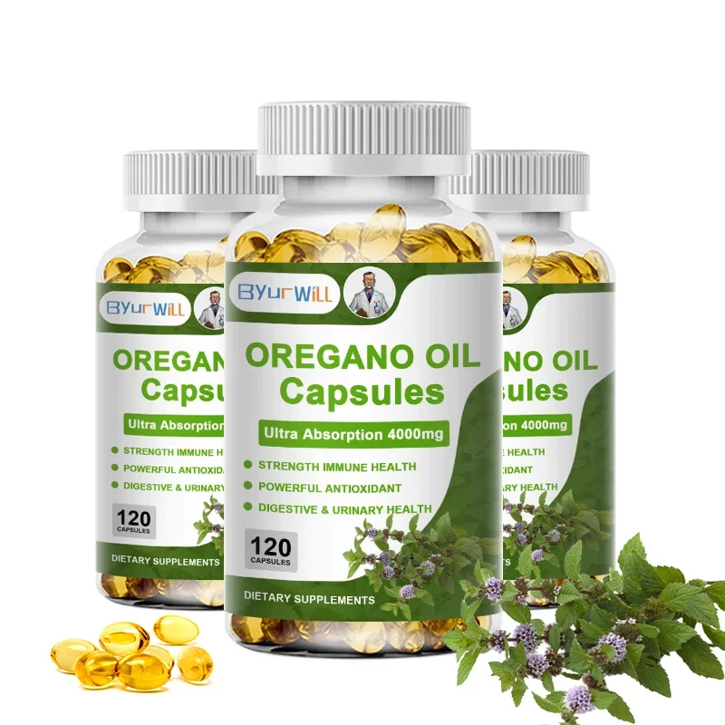 High Concentrated Oregano Oil Extract Capsules For Digestion Health Herbal Supplements Intestinal Health Anti inflammatory