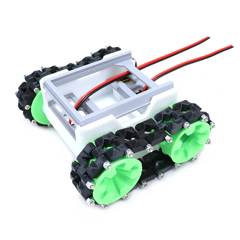 1Set 3D Printed Robot Car Chassis Tank Crawler Frame Smart Vehicle Base Maker Programming Assembly Kit DIY Modification
