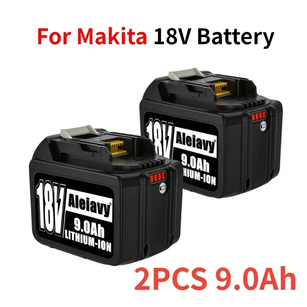 [BL1830 9.0Ah] Bateria de íon de lítio de substituição de 18V compatível com Makita Bateria de 18 volts BL1860 BL1840 BL1850 Ferramentas elétricas sem fio