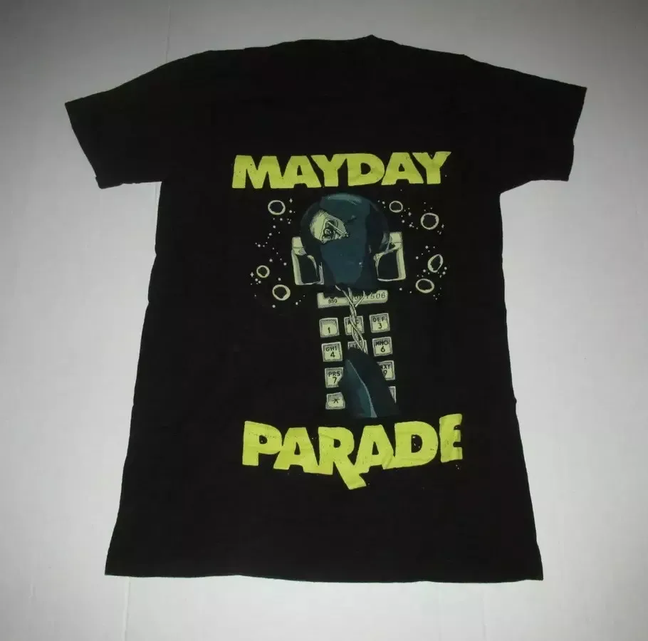 

Mayday Parade Band Графический подарок для фанатов Черная футболка в полный размер S-5XL TT907