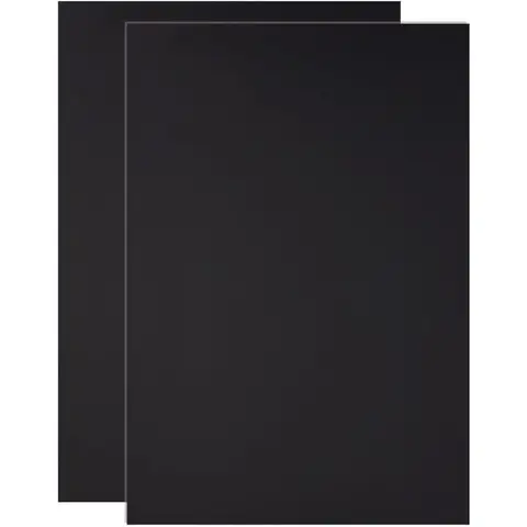 2pcs ABS 플라스틱 시트 1/8 인치 두께 8.3x11.8 인치 검정색 엄밀한 성형 가능 패널 큰 검정색 플라스틱 시트 열 성형 키트 만들기