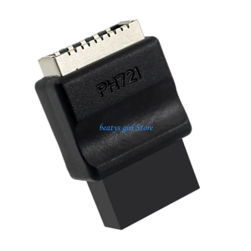 C7AB USB 2.0 9Pin Male to Type Female Front Panel Socket to 9Pin Mainboard Header