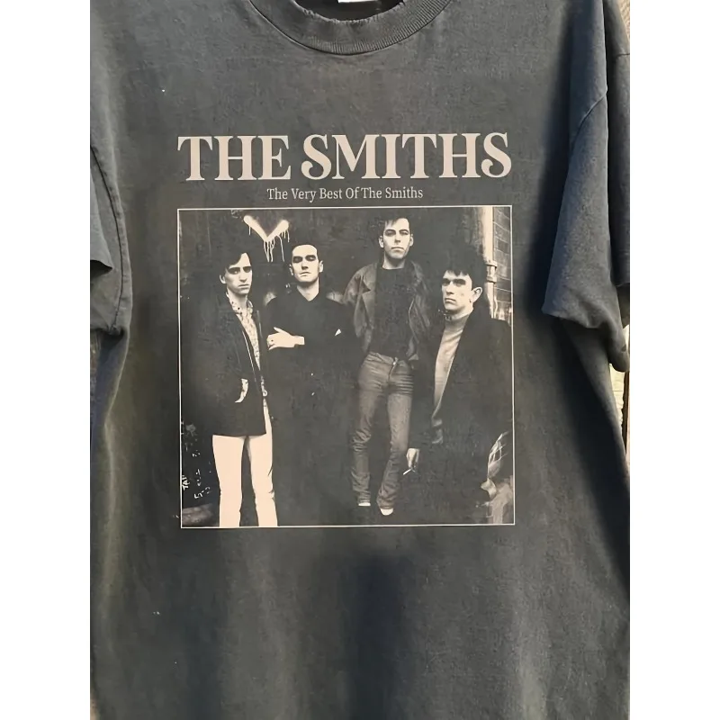 Retro Smith Band T-shirt Men's T-shirt Summer New Casual Unisex T-shirt