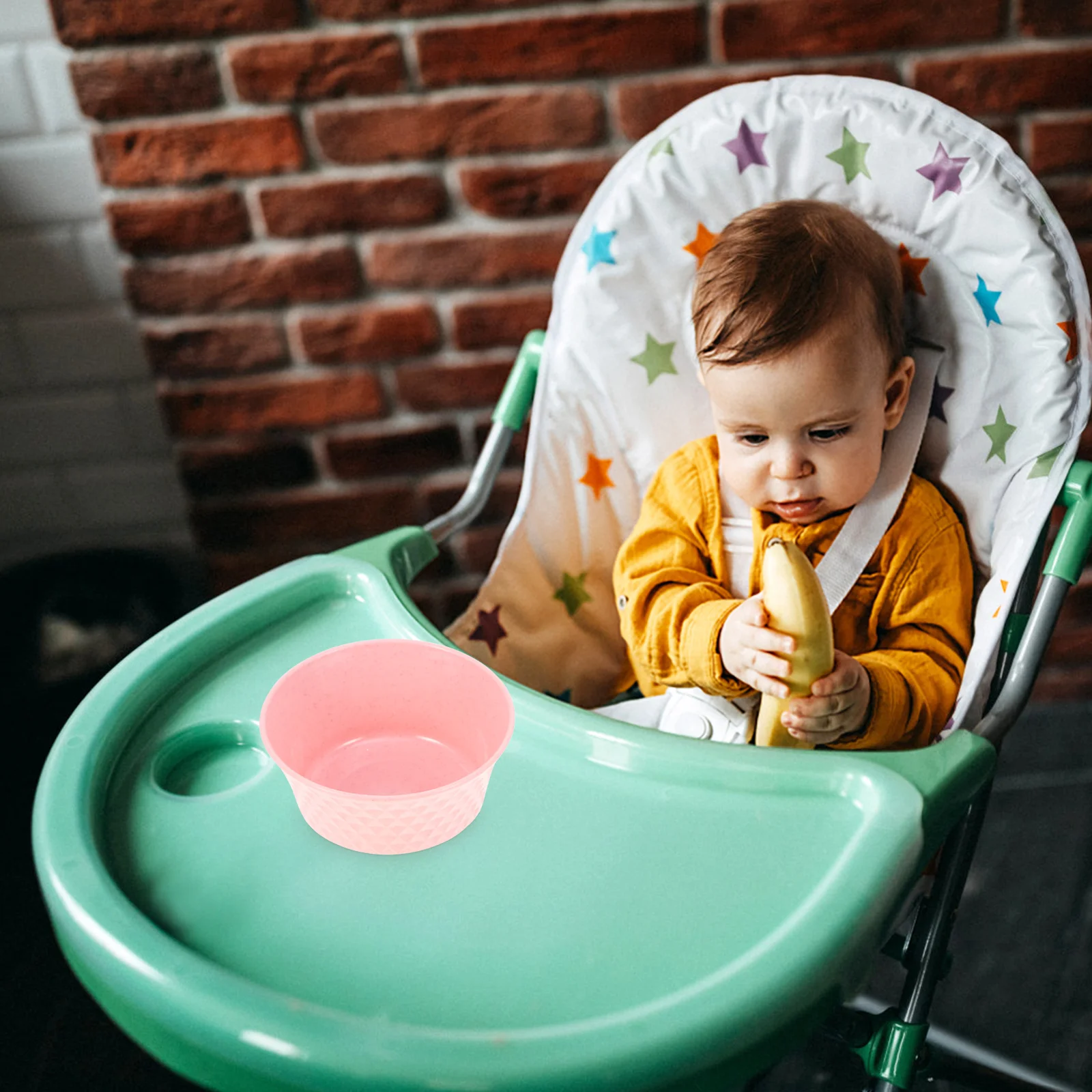 

8Pcs Wheat Straw Plates Lightweight Stackable Salad Soup Noodle Bowls Kitchen Supplies Rice Bowls