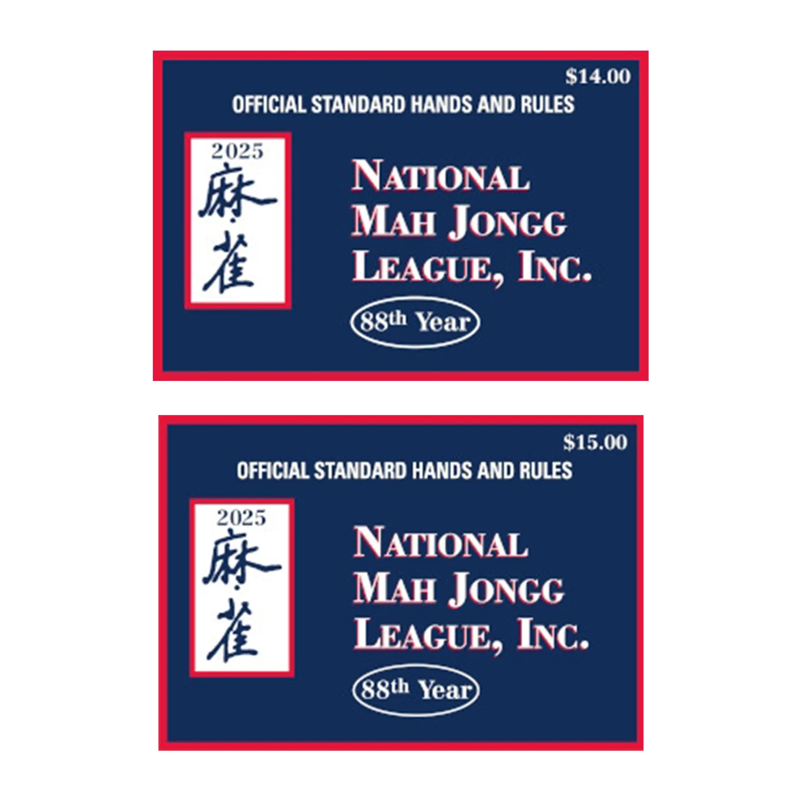 2025 بطاقات ما جونغ، بطاقات ما جونغ القياسية الرسمية للأيدي والقواعد بطاقات جونغ 2023 هدايا ألعاب ماجونغ المطبوعة الكبيرة