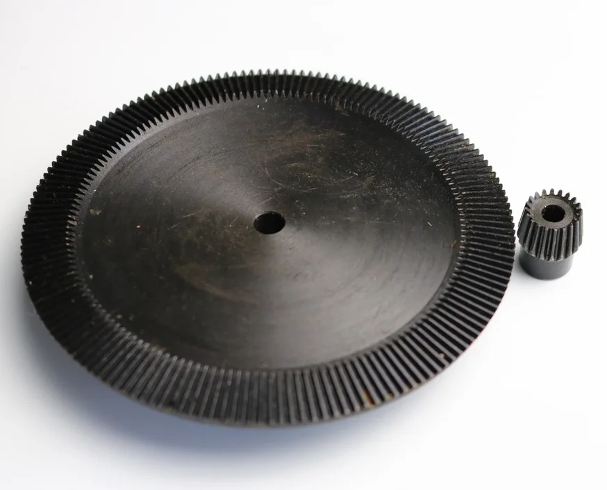 

0.8M-20/160Teeth Speed Ratio-1:8 Precision Umbrella Bevel gear-Diameter:17.5mm/128mm (hole d:6mm/8mm)