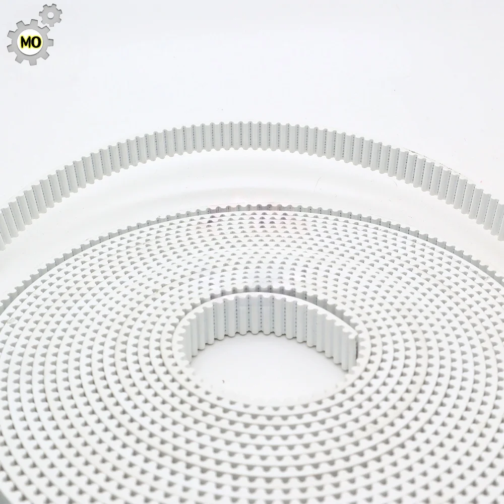 HTD 5M open belt Wtite PU belt width 10/12/15/16/20/25/30/35/40/50mm HTD 5M synchronous belt open belt PU belt steel core