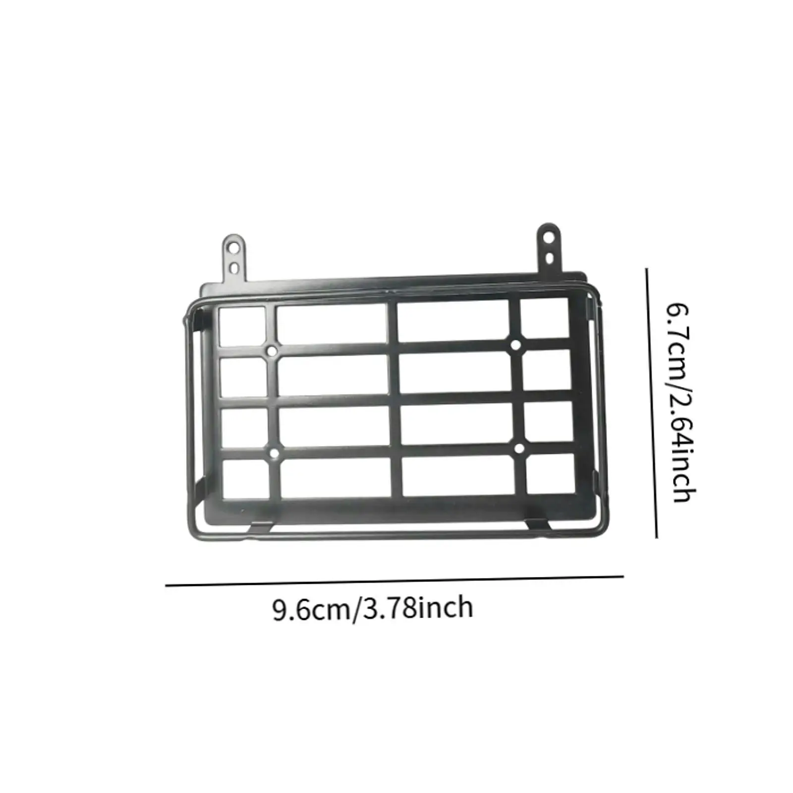 رف أمتعة سقف RC مع أضواء 2LED أجزاء زاحفة RC لسيارة MN82 1/12 RC