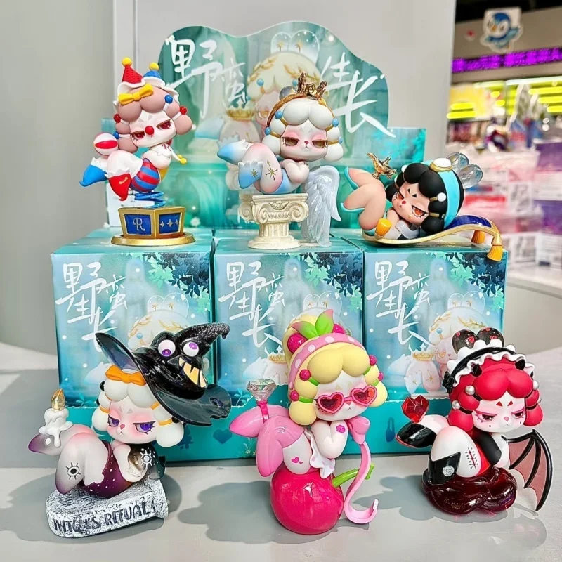 حقيقية دودو رارا سافاج النمو سلسلة صندوق غامض لطيف دمية صندوق أعمى عمل الشكل مفاجأة هدية جمع نموذج لعب الاطفال