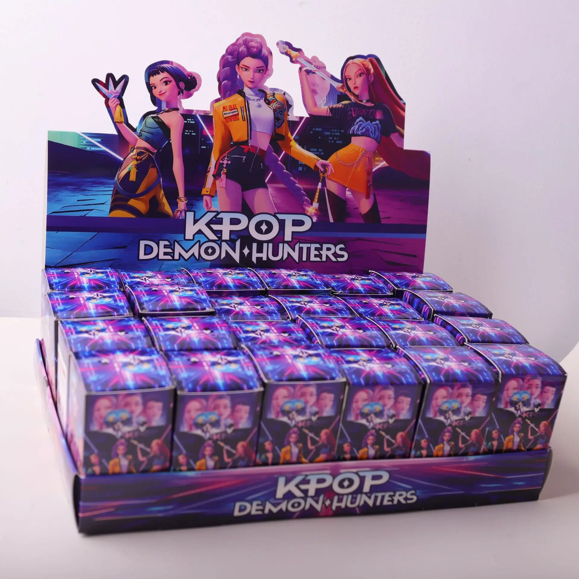 

Новый KPOP Demon Hunter Girl Group слепая коробка фигурка серии мягкий резиновый брелок кулон настольный слепая коробка дисплей орнамент popmart