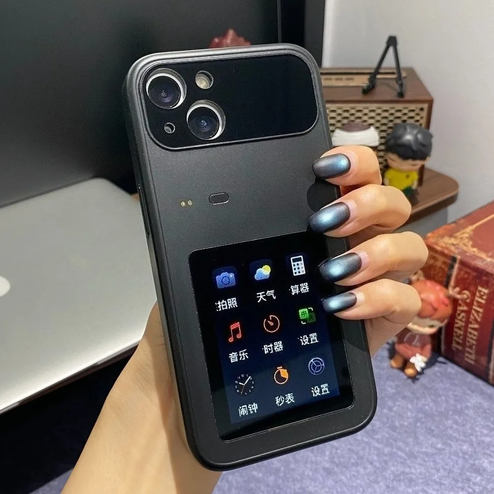Geeignet für iPhone 17 Pro Max Farbbildschirm Multifunktionale KI-Hülle 3,0-Zoll-Display 17 Pro/16 RO/15 Pro/14/13 Schutzhülle