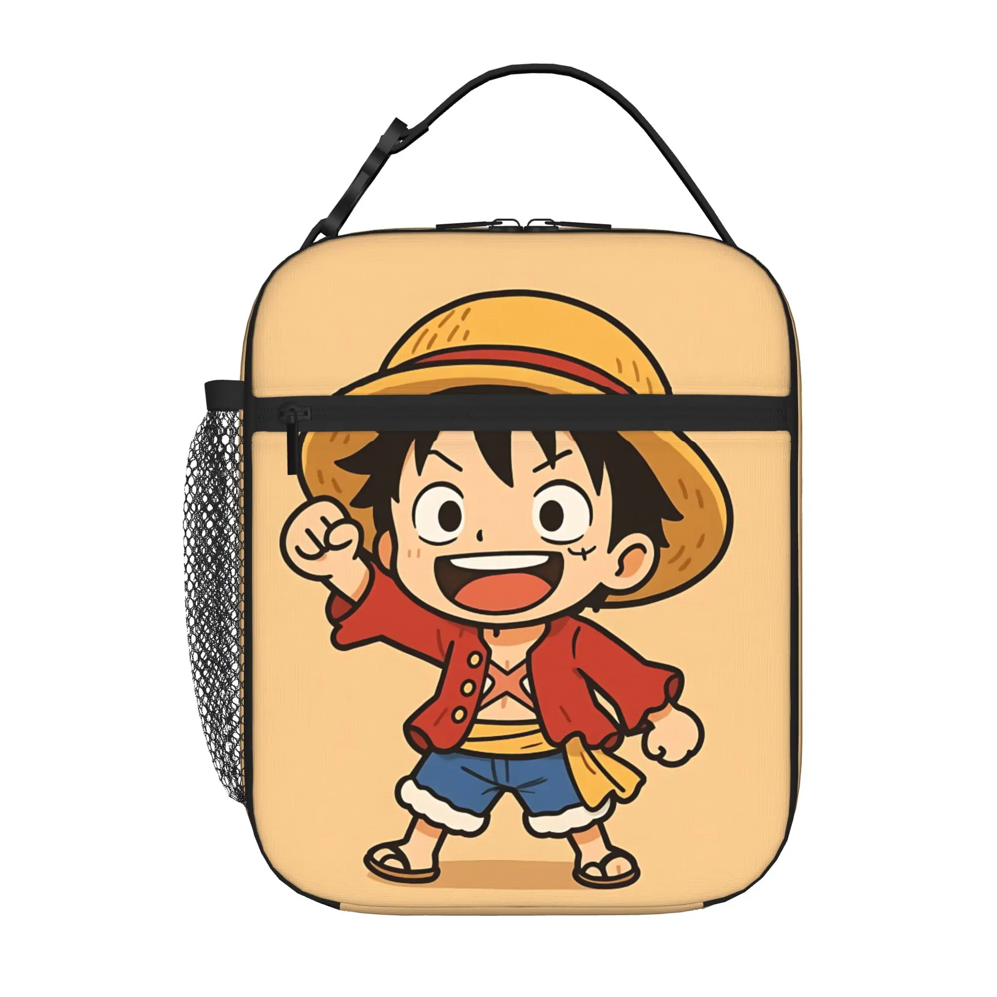 1 Stück tragbarer Lunchbehälter, niedlicher Lunchbox-Beutel mit Reißverschluss, langlebige Tasche, einteilig, für das Mittagessen